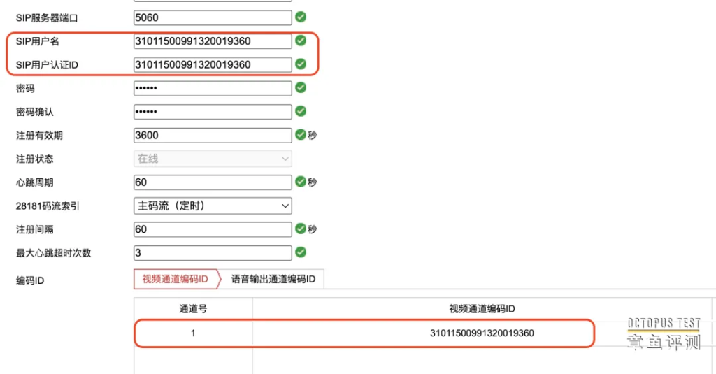 摄像头GB/T28181配置时为什么SIP用户ID和视频通道ID最好一致